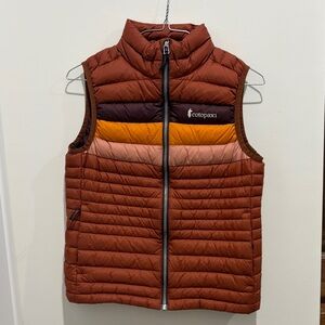 Cotopaxi Colorblock Puffer Vest in Earth Tones